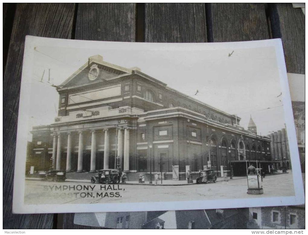 Symphony Hall Boston  Mass - Andere & Zonder Classificatie