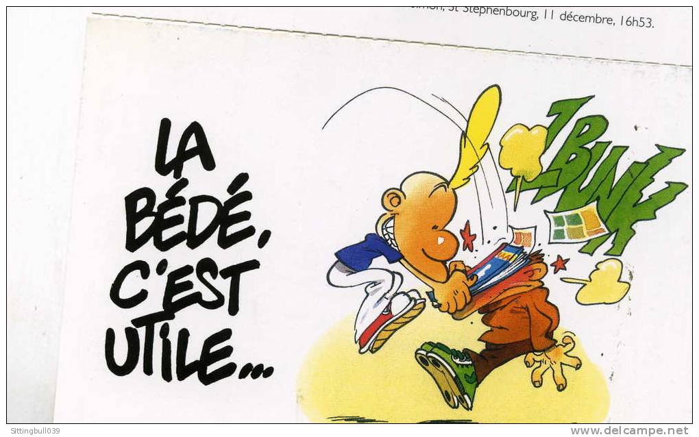 DESSINATEURS DIVERS. SERIE COMPLÈTE DE 6 CP PUBLICITAIRES. PARCOURS BD FNAC,L'HUMOUR. LE RIRE DANS TOUS SES ECLATS. 1998 - Cartes Postales