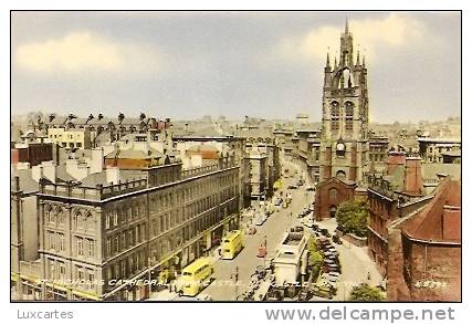 ST. NICHOLAS CATHEDRAL FROM CASTLE. NEWCASTLE-ON-TYNE. - Newcastle-upon-Tyne