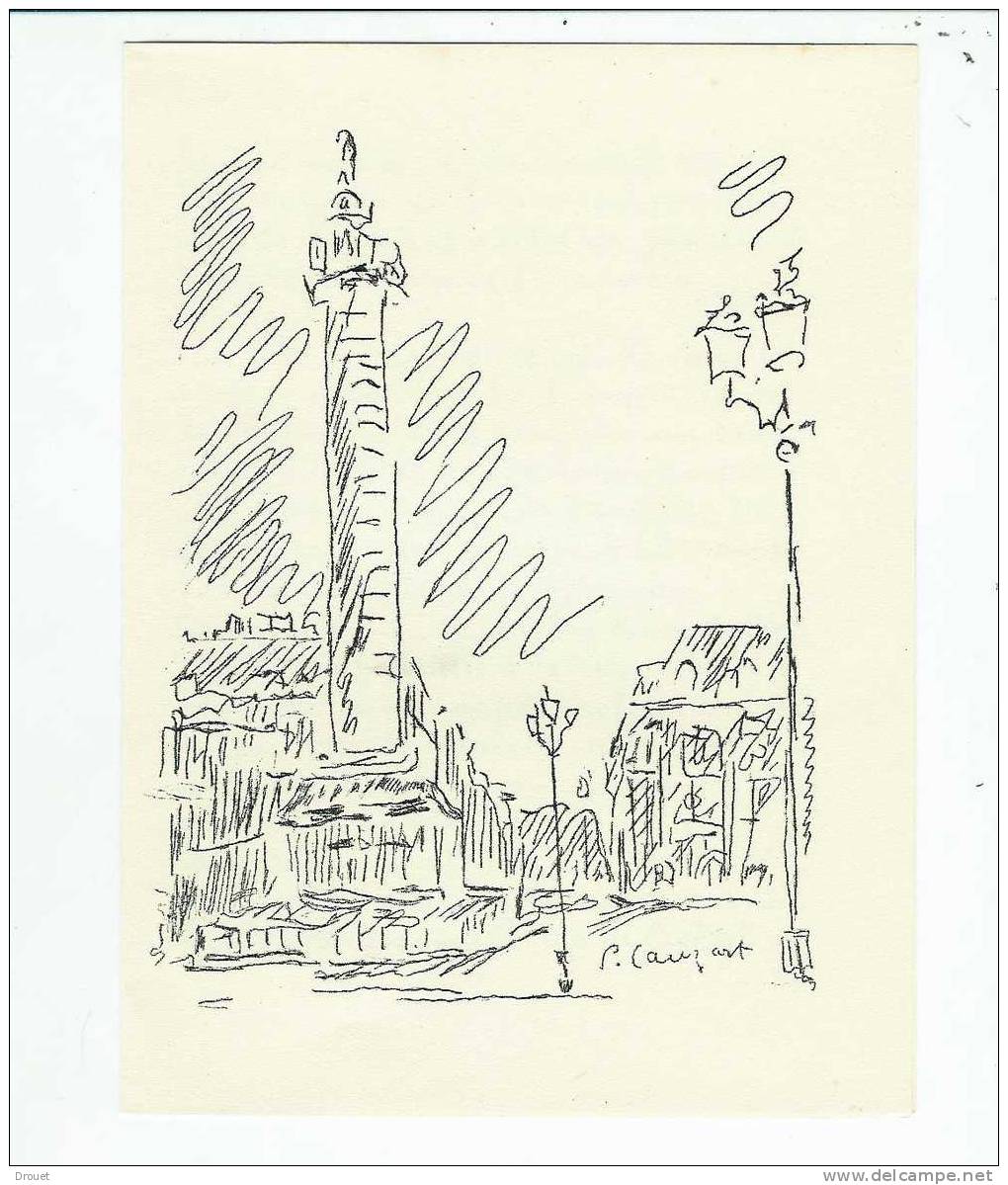 LA  PLACE VENDOME PAR JEAN JACQUES CHAPLIN - Paris