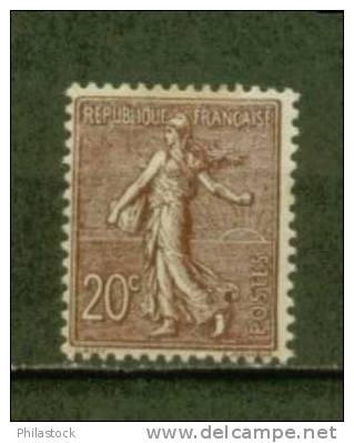 FRANCE N° 131 A * Brun Lilas Foncé - 1903-60 Sower - Ligned
