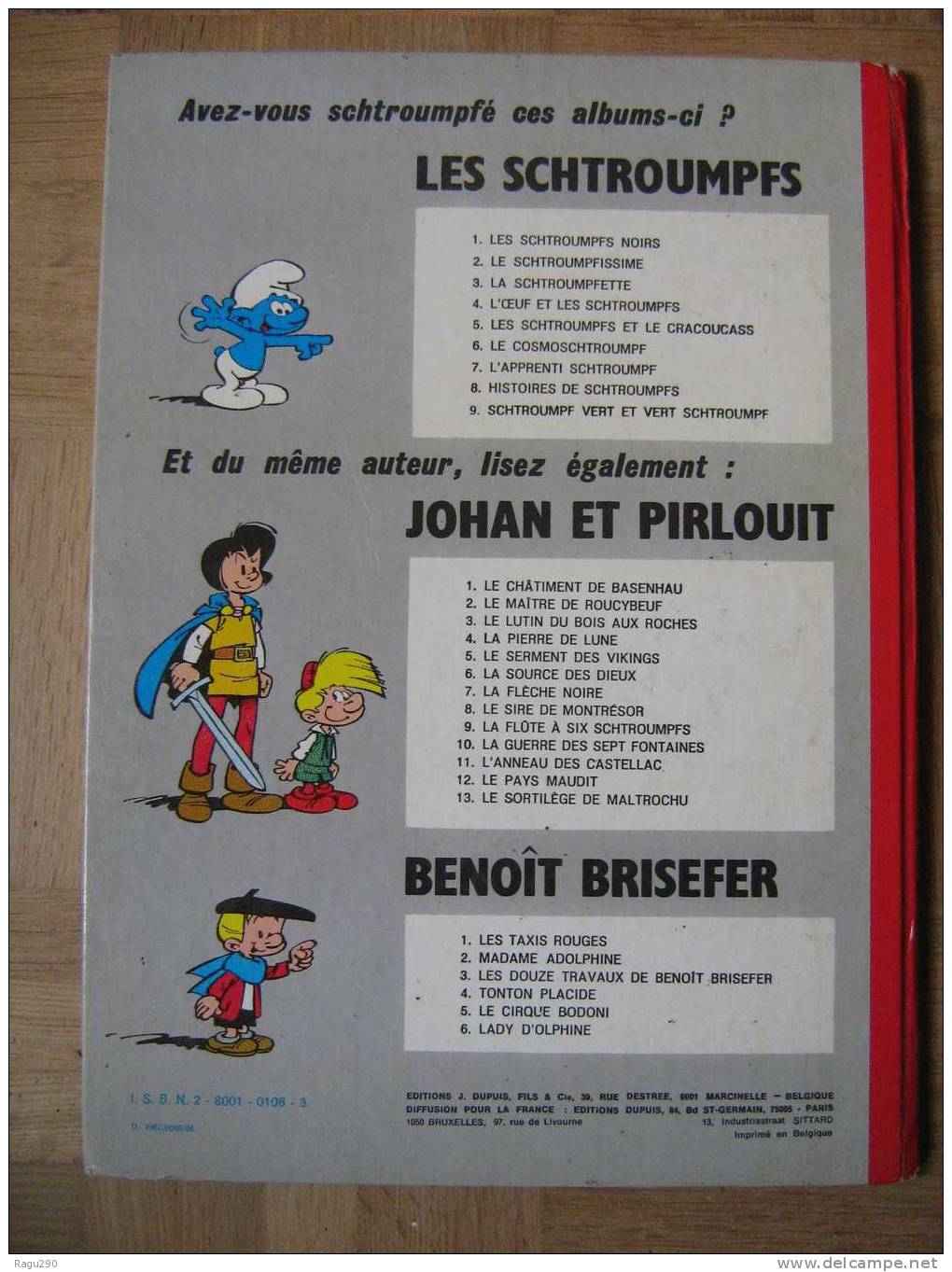 LES SCHTROUMPFS NOIRS  N° 1 édition DUPUIS  A Dos Rond De 1974 - Schtroumpfs, Les - Los Pitufos