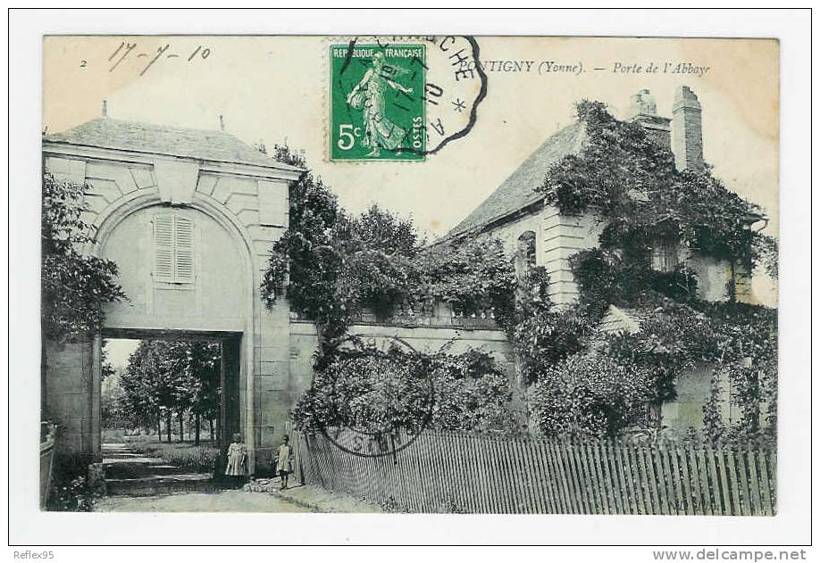 PONTIGNY - Porte De L'Abbaye - Pontigny