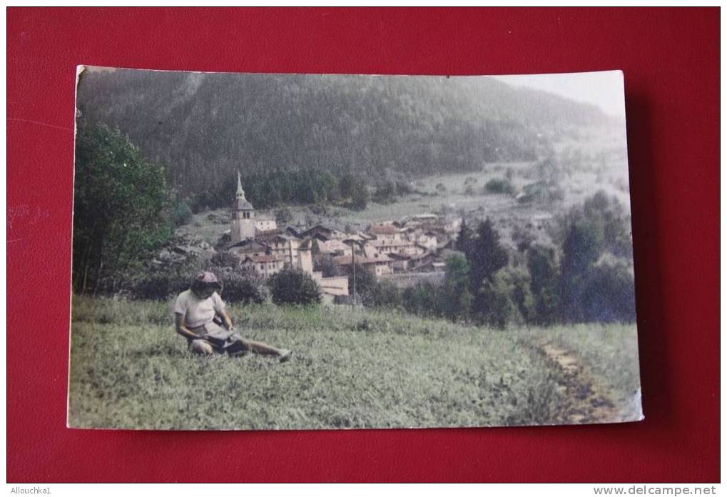 AOUT 1942  BEAUFORT SUR DORON EN SAVOIE  73   PHOTO / CARTE POSTALE DE PARTICULIER ? - Beaufort