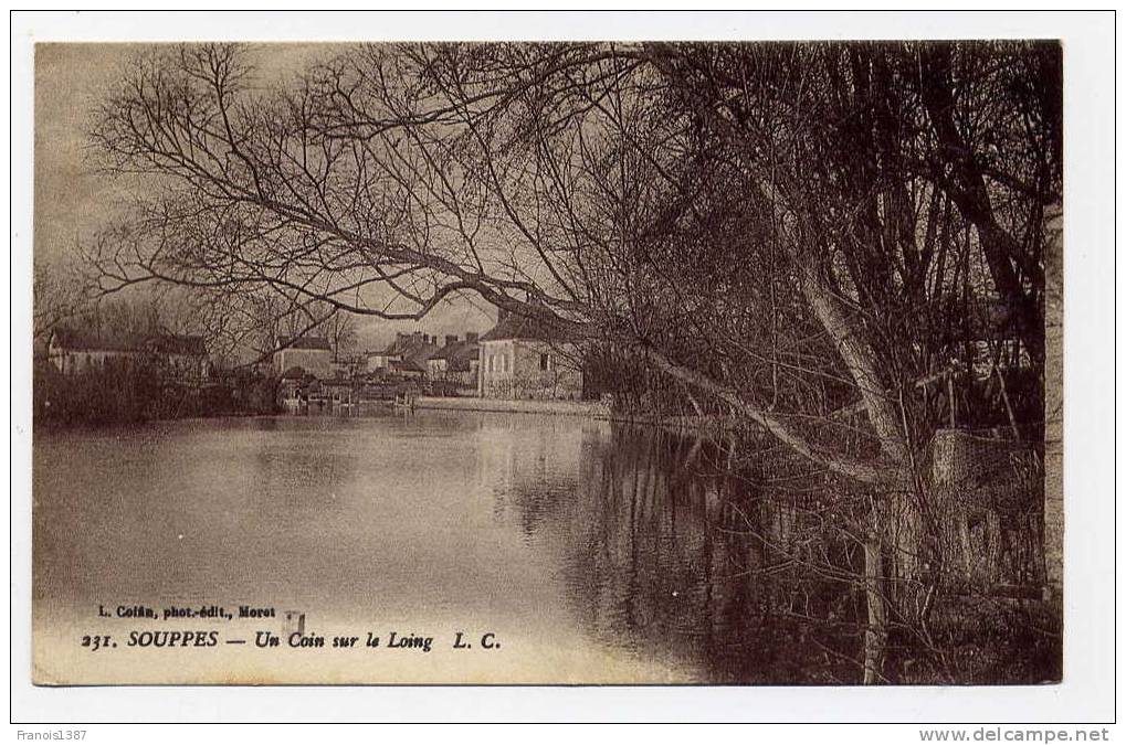 Ref 155 - SOUPPES - Un Coin Sur Le Loing - Souppes Sur Loing