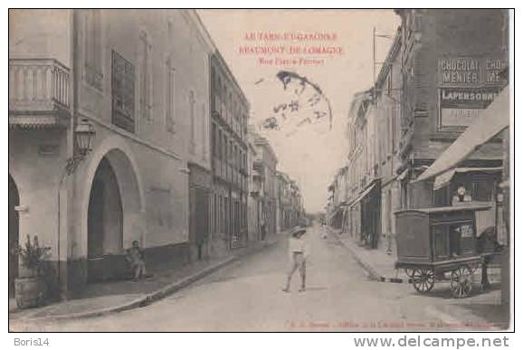 82 -1910 -  BEAUMONT - De - LOMAGNE  - La Rue Pierre-Fermat - Beaumont De Lomagne