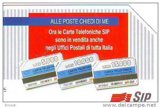 ITALIE 5000 LIRE ALLE POSTECHIEDI DI ME ETAT COURANT - Public Advertising