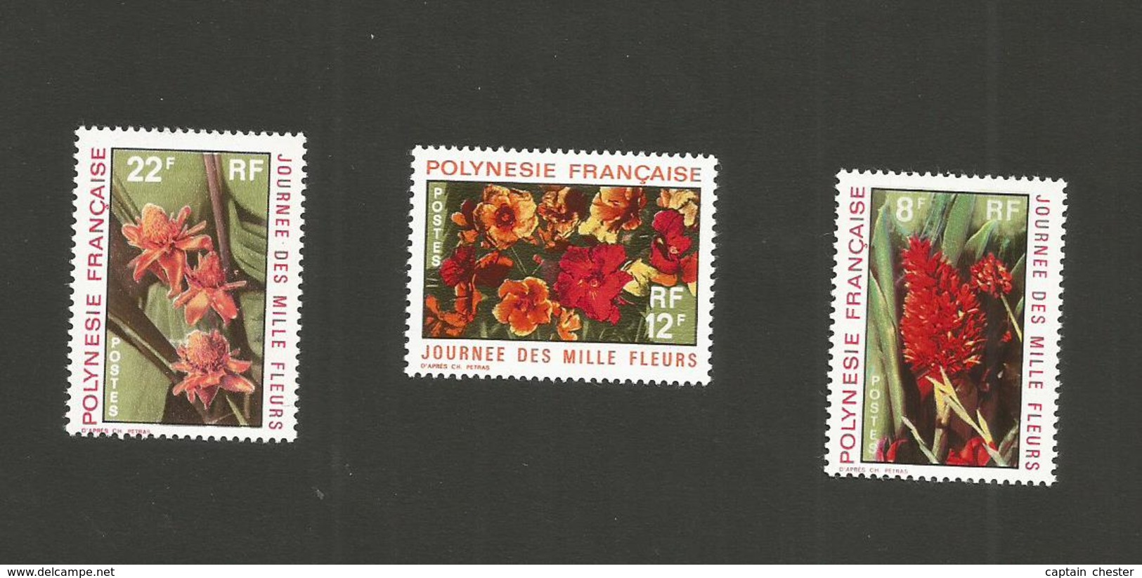 POLYNESIE - Poste N° 83 à 85 " Journée Des Mille Fleurs " Neufs** - Unused Stamps