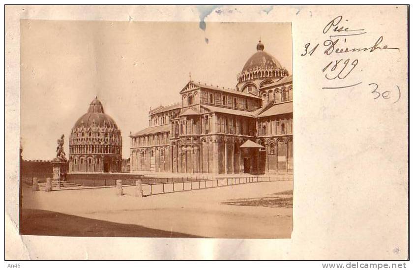 PISA 1899-TOSCANA-ORIGINALE D´EPOCA-VEDI - Pisa
