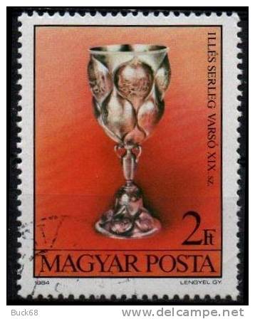 HONGRIE 2948 (o) Musée Juif De Budapest : Gobelet Du Prophète Elie Juden - Used Stamps