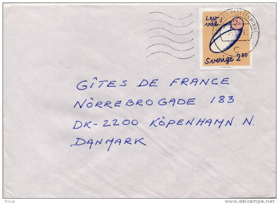 Goteborg Postterminal 1992 / Baby Bébé - Lettres & Documents