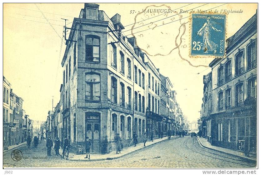 57 - Maubeuge - Rue De Mons Et De L'Esplanade - Maubeuge