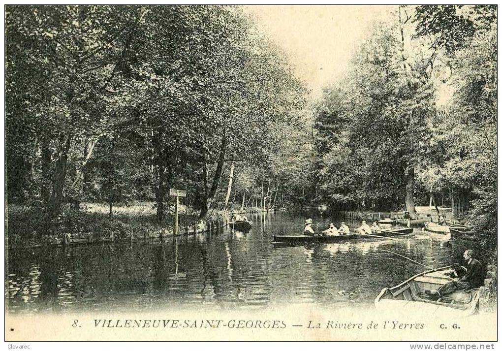 VILLENEUVE SAINT GEORGES  "la Riviere De L 'yerres " - Villeneuve Saint Georges