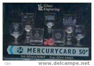 # UK_OTHERS MERCURY-MP67 IDC - Glass Engraving 0,5 Gpt 09.90 5259ex  Tres Bon Etat - Mercury Communications & Paytelco