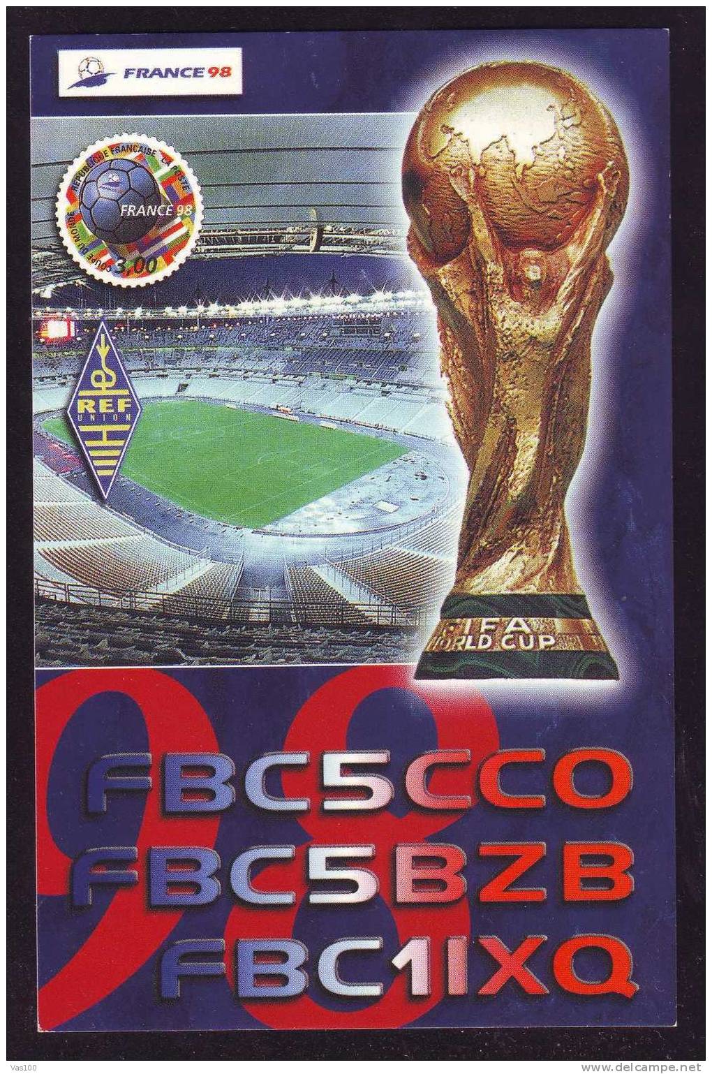 Amateur Radio Station,Coupe Du Monde De Football France 1998 PC,World Football Cup ´98 (P) - 1998 – France