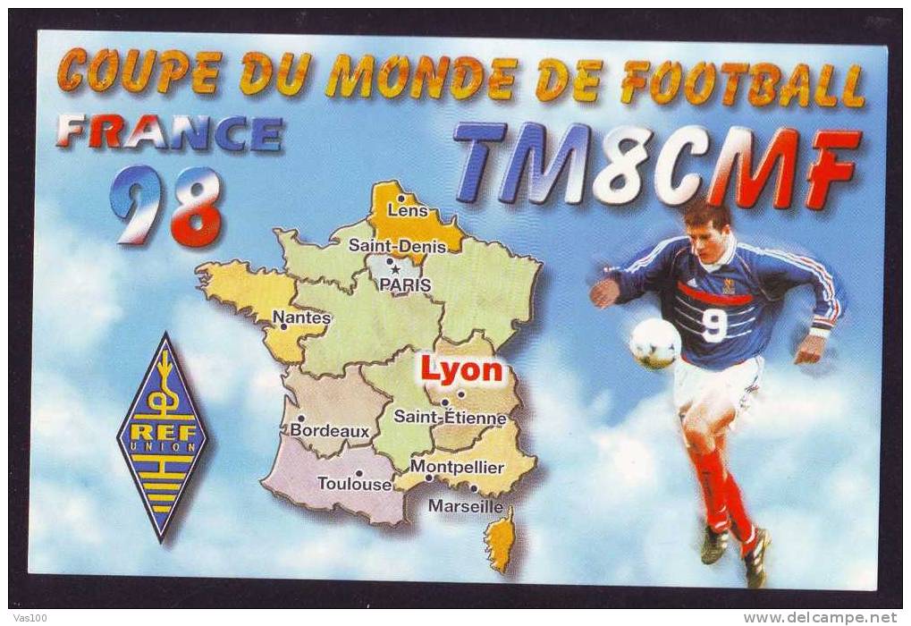 Amateur Radio Station,Coupe Du Monde De Football France 1998 PC,World Football Cup ´98 (A1) - 1998 – France