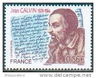 France 2009 - Jean Calvin, Protestantisme / Protestantism - MNH - Teologi