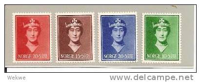 Nor Mi.Nr.203-06/- NORWEGEN -  Königin Maud 1939 ** - Nuovi