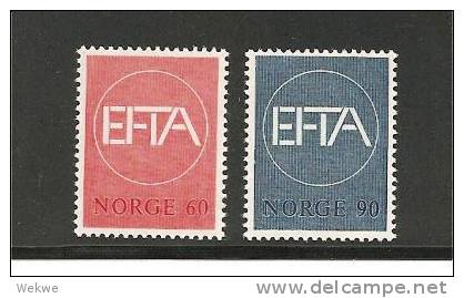 Nor Mi.Nr.551-52/- NORWEGEN -  EFTA 1967 ** - Ongebruikt