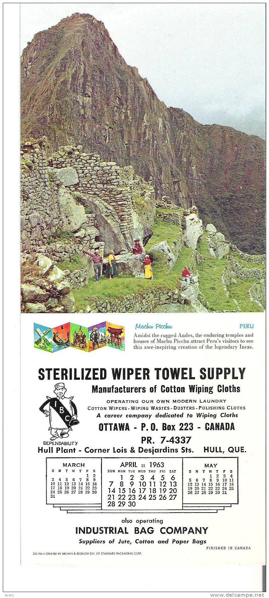 Sterilized Wiper Towel Supply Ottawa Hull  Machu Picchu  9in X4in  23 Cm X 9.5 Cm - Wash & Clean