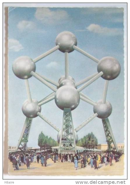 Cpsm BRUXELLES ATOMIUM Animé (dessin?) - Monuments