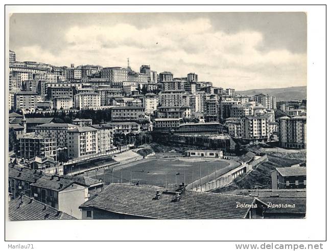 Basilicata POTENZA Panorama CAMPO SPORTIVO STADIO Anni '50 Nuova - Potenza