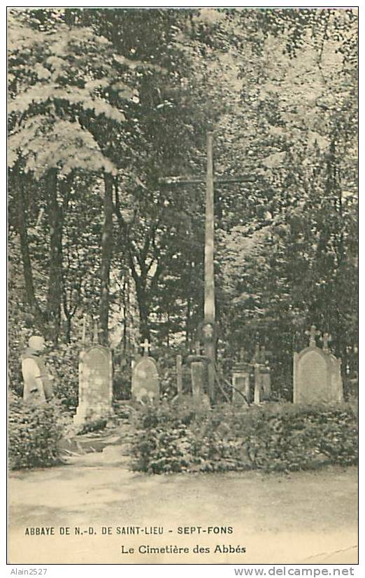 03 - DION - Abbaye De N.D. De SAINT-LIEU - Sept-Fons - Le Cimetière Des Abbés - Autres & Non Classés