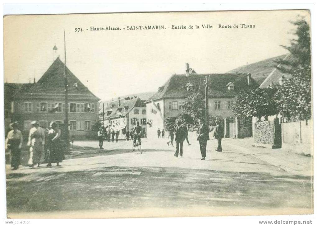 SAINT-AMARIN - Entrée De La Ville - Route De Thann - Saint Amarin