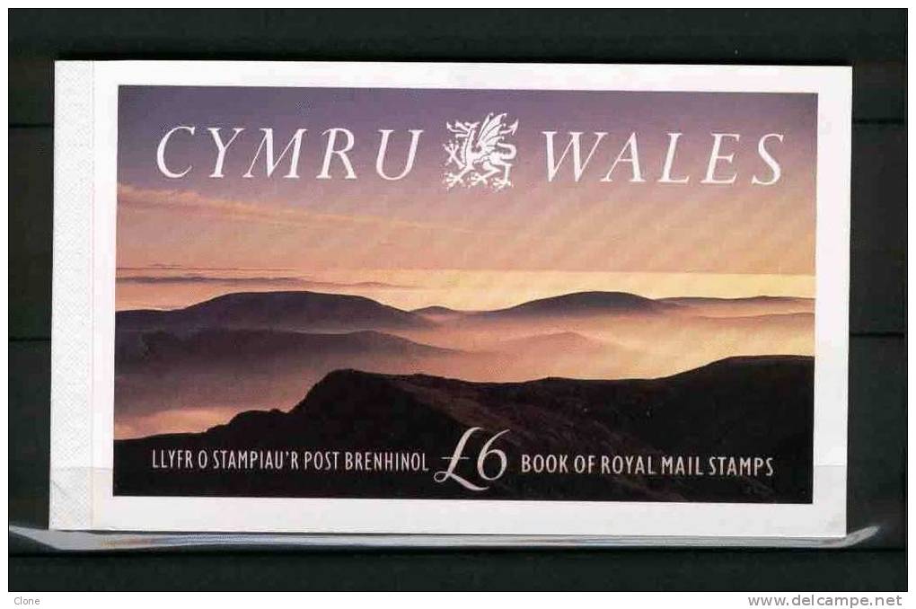 GB- Carnet De Prestige De 6£ - DX13 (S-G) - Book Of Royal Mail Stamps (Llyfr O Stampau´R Post Brenhinol) : CYMRU - WALES - Cuadernillos