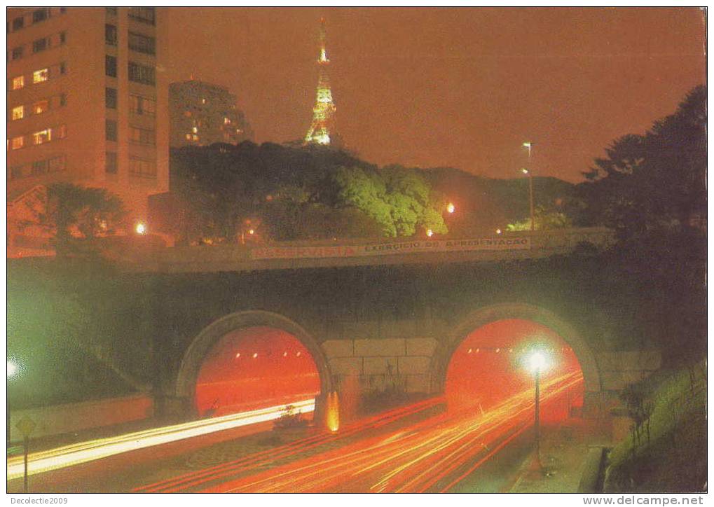 Z2200, Brazil, Sao Paulo, Vista Noturna Do Tunel Nove De Julho - São Paulo