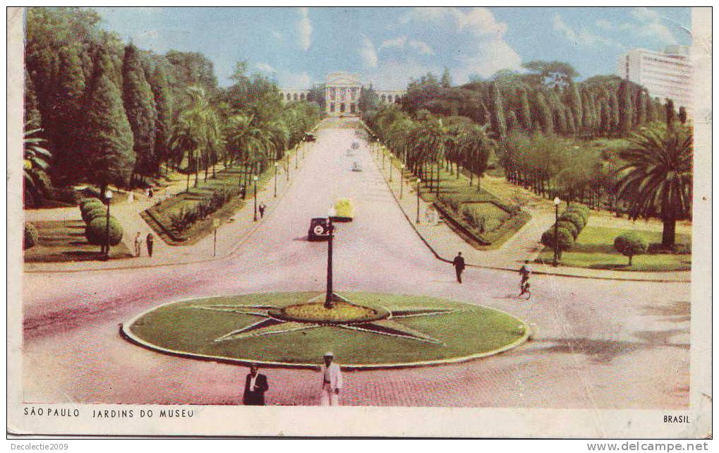 Z2179, Brazil, Sao Paulo, Jardins Do Museu, Circulated - São Paulo