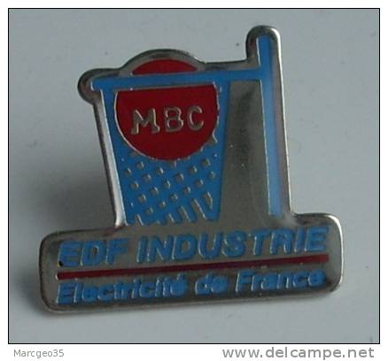 Pin's EDF Industrie, Electricité De France, MBC - EDF GDF