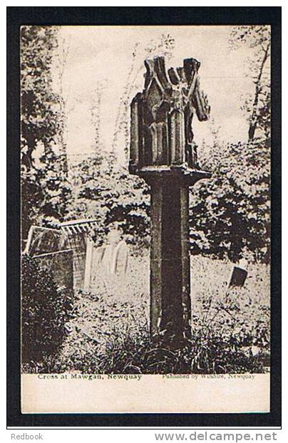 Early Postcard The Cross At Mawgan Near Newquay Cornwall - Ref 441 - Newquay