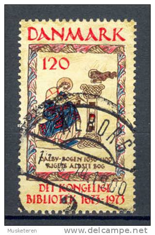 Denmark 1973 Mi. 548  1.20 Kr Royal Library Königlische Bibliothek Evangelist Markus Dalby Handschrift (11.Jh.) - Oblitérés