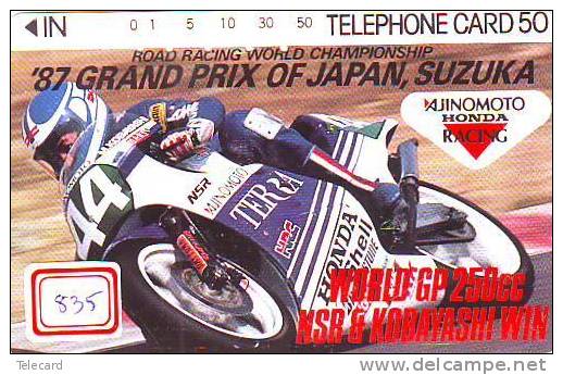MOTOR HONDA  Telecarte Japon (835)  Phonecard Japan * - Motorfietsen