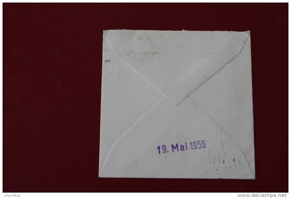 1956 LETTER MARCOPHILIE LETTRE DE MONTREAL CANADA POUR GLARNS EN SUISSE  PAR AVION - Airmail