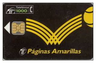 # SPAIN PU73 Paginas Amarillas 1000 Ob2 11.94 67000ex Tres Bon Etat - Altri & Non Classificati