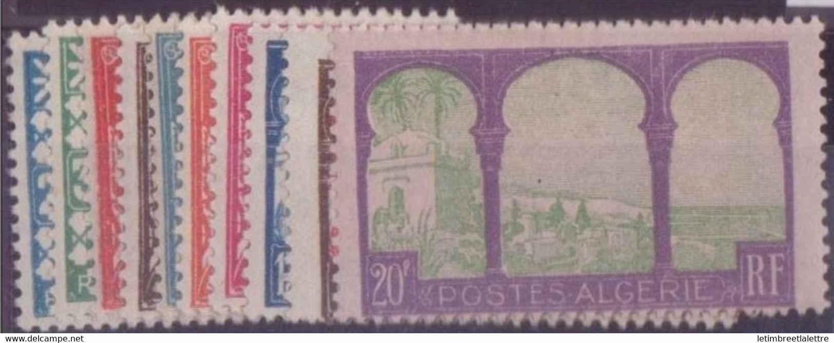⭐ Algérie - YT N° 78 à 85 * - Neuf Avec Charnière - 1927 / 1930 ⭐ - Altri & Non Classificati