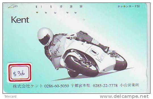 MOTOR KENT Telecarte Japon (836) Motorbike * Phonecard Japan * Telefonkarte - Motorbikes