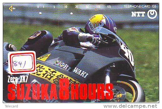 MOTOR HONDA Telecarte Japon (841) SUZUKA8HOURS * Motorbike * Phonecard Japan * Telefonkarte - Motorbikes
