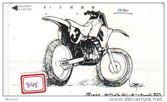 MOTOR HONDA CR 125M Telecarte Japon (845) Motorbike * Phonecard Japan * Telefonkarte - Motos