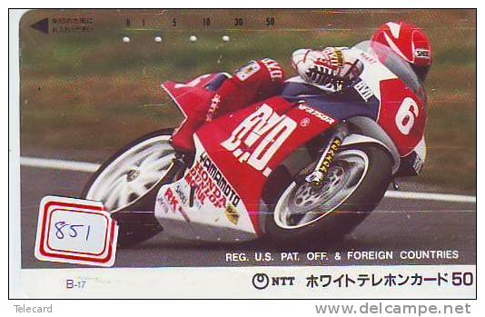 MOTOR HONDA Telecarte Japon (851) Motorbike * Phonecard Japan * Telefonkarte - Motorfietsen