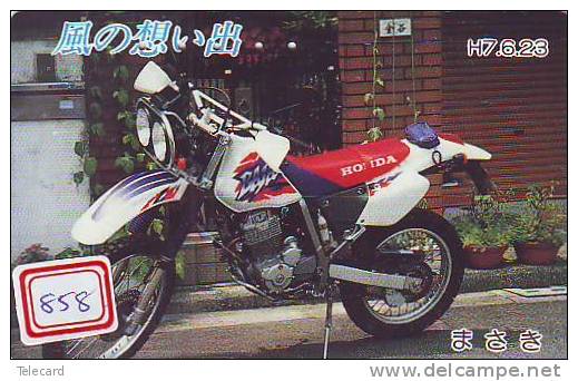 MOTOR HONDA Telecarte Japon (858) Motorbike * Phonecard Japan * Telefonkarte - Motos