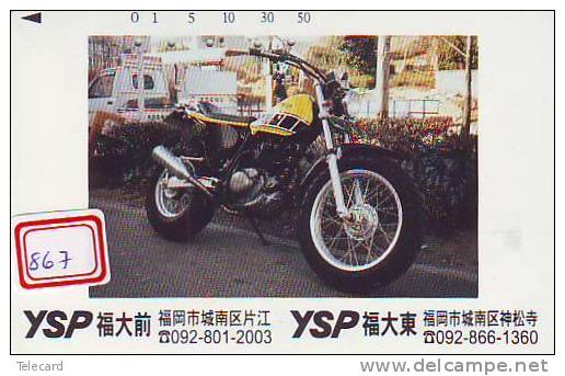 MOTOR  Telecarte Japon (867) Motorbike * Phonecard Japan * Telefonkarte - Moto