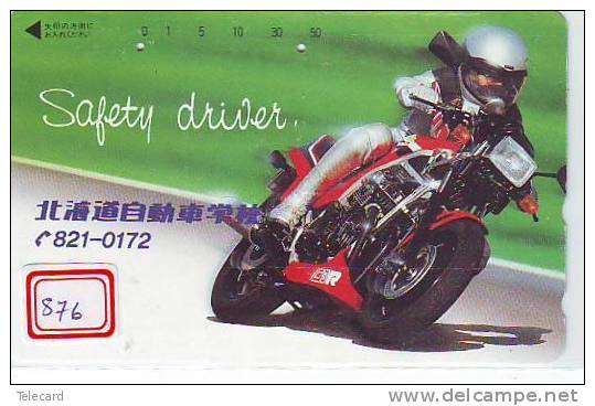 MOTOR  Telecarte Japon (876) Motorbike * Phonecard Japan * Telefonkarte - Motos