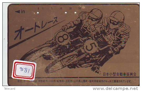 MOTOR  Telecarte Japon (881) Motorbike * Phonecard Japan * Telefonkarte - Motos