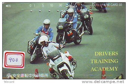 MOTOR  Telecarte Japon (900) POLICE * Motorbike * Phonecard Japan * Telefonkarte - Motorbikes