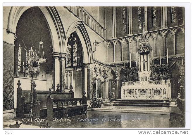 High Altar  St Mary's Cadogan Gardens  S W - London Suburbs