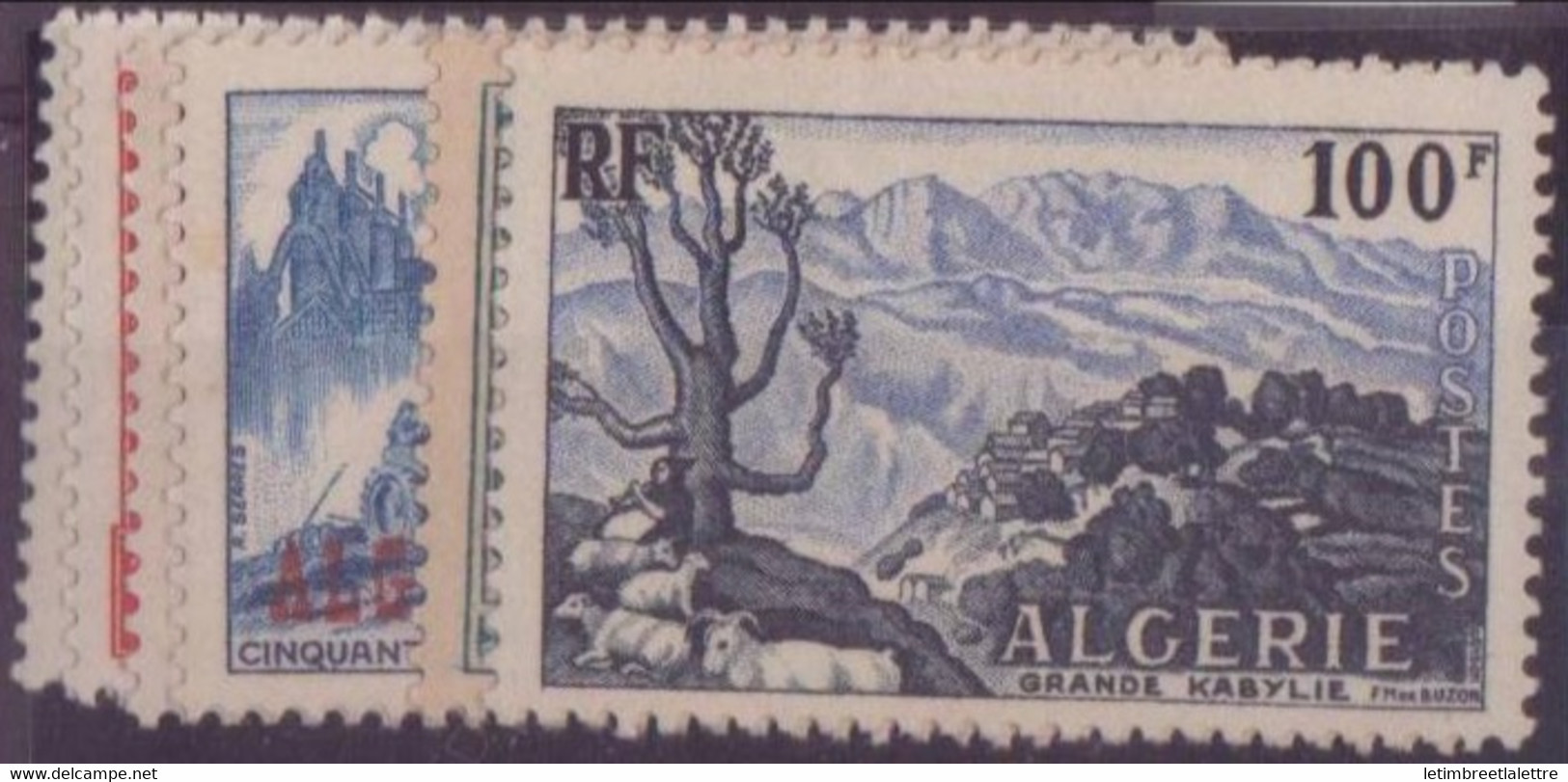 ⭐ Algérie - YT N° 325 à 31 ** - Neuf Sans Charnière - 1955 ⭐ - Neufs