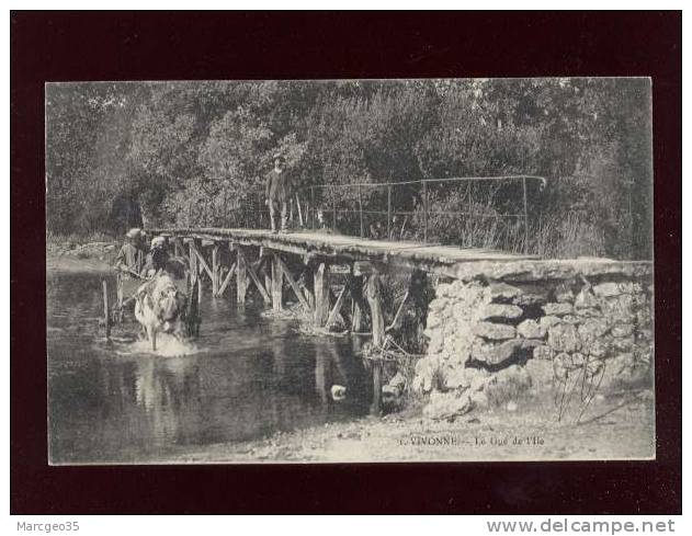 Vivonne Le Gué De L'ile édit.pavillon N° 1 Animée Attelage  Belle Carte - Vivonne